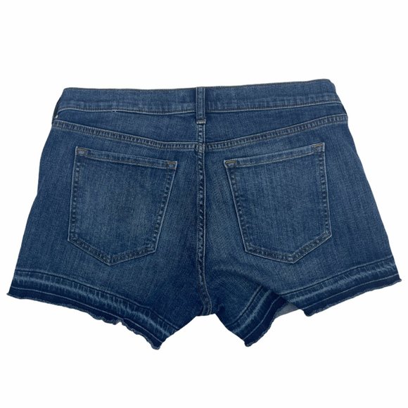 Banana Republic Jean Shorts Womens Size 6 Dark Wash Cut Off Casual Summer *Read* - Picture 2 of 12